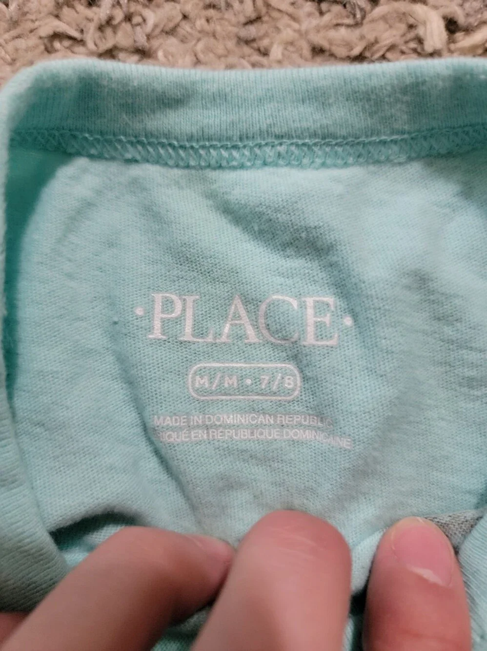 Place light blue
